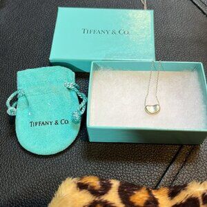 Tiffany ElsaPeretti sterling silver necklace.Gorgeous